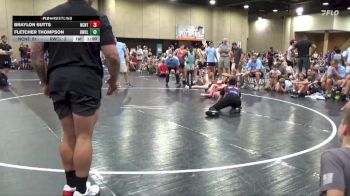 95 lbs Round 2 (6 Team) - Braylon Butts, NC National Team Gold vs Fletcher Thompson, Rabbit WC