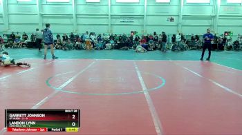 113 lbs Round 6 (10 Team) - Garrett Johnson, GT Alien - 2 vs Landon Lynn, Cow Rock WC