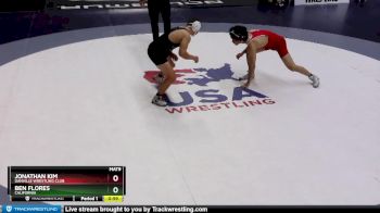 145 lbs Cons. Round 4 - Jonathan Kim, Danville Wrestling Club vs Ben Flores, California