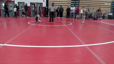 63 lbs Cons. Round 4 - Wesley Schultz, Wabash Apache Wrestling Club vs Kameron DeCamp, Franklin Central Wrestling Club