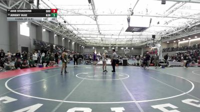 132 lbs Consi Of 8 #1 - Jase Stanzione, Danbury vs Jeremy Ruiz, New London