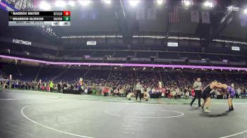 D1-215 lbs Cons. Semi - Maddox Mayer, Westland John Glenn vs Brandon Glisson, Davison