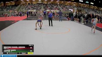 108 lbs Semis & 1st Wrestleback (8 Team) - Brayden Rangel-giesking, Bend vs Cooper White, Eagle Point