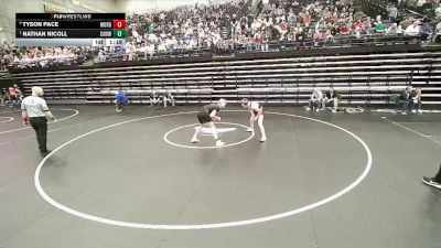 3A 150 lbs Quarterfinal - Nathan Nicoll, Canyon View vs Tyson Pace, Morgan