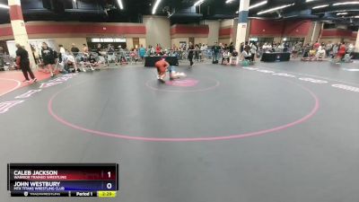 165 lbs Cons. Round 3 - Caleb Jackson, Warrior Trained Wrestling vs John Westbury, MTX Titans Wrestling Club