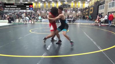 150 lbs Semis - Blest Woods, Big Game Wrestling Club vs Miles Vander Velde, Iowa