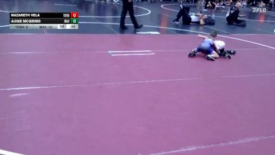 44 lbs Round 3 (6 Team) - Nazareth Vela, Top Rank vs Augie McGinnis, Maverick