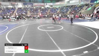 200 lbs Round Of 32 - Jeffer Sabillon, Baca County vs Connor Anthes, Basalt