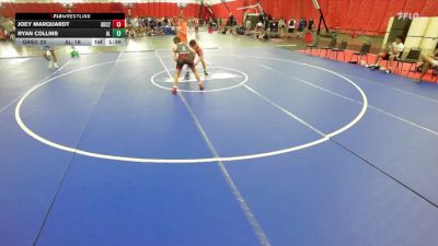 126 lbs Round 2 (8 Team) - Ryan Collins, Albert Lea Area vs Joey Marquardt, Glenbrook South B