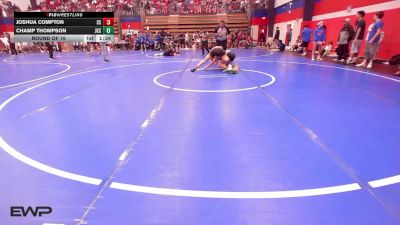 150 lbs Round Of 16 - Joshua Compton, Sand Springs HS vs Champ Thompson, Jenks
