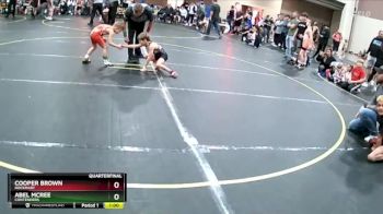 52 lbs Quarterfinal - Abel Mcree, Contenders vs Cooper Brown, Rockmart