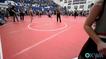 80 lbs Consi Of 4 - Ryker Bess, Ada Youth Wrestling vs Cash Hladik, Hennessey Takedown Club