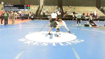 128-H lbs Consi Of 16 #2 - Rohi Hubert, Glen Rock vs Daimian Frascella, Dirty Birds
