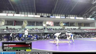 132 lbs Round 1 (4 Team) - Chase Cole, Lincoln East vs Jesus Monrroy, Norfolk