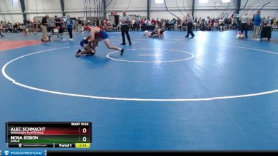 Elite 141 lbs Cons. Round 4 - Alec Schmacht, Wisconsin-Platteville vs Nosa Egbon, Loras