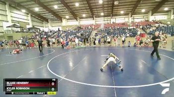 60 lbs Semifinal - Blaise Henebry, Idaho vs Kyler Robinson, Utah