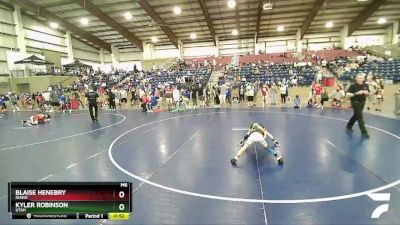 60 lbs Semifinal - Blaise Henebry, Idaho vs Kyler Robinson, Utah