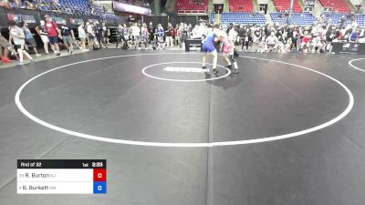 175 lbs Rnd Of 32 - Ryan Burton, NJ vs Bryce Burkett, MN