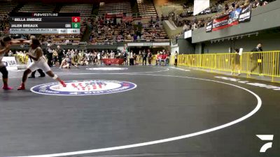 Novice Boys - 190 lbs Champ. Round 1 - Bella Jimenez vs Jalen Breaux, Goleta Wrestling Academy
