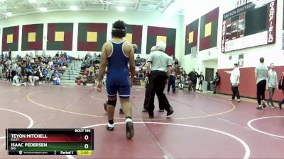 190 lbs Semifinal - Isaac Pedersen, Bay vs Teyon Mitchell, Ellet