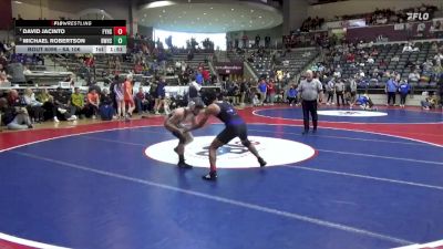 6A 106 lbs Semifinal - Michael Robertson, Bentonville West High School vs David Jacinto, Fayetteville High School