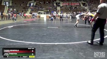 220 lbs Cons. Semi - Jake Streeton, St James vs Zaden Benefield, Ranburne