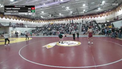 285 lbs Semifinal - Landon Smith, Kelly Walsh vs Grant Thomson, Star Valley