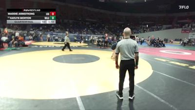 4A/3A/2A/1A Girls 190 Quarterfinal - Katlyn Morton, Waldport Girls vs Maddie Armstrong, La Grande Girls