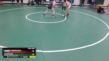 140 lbs Cons. Semi - Ethan Ely, Powell Wrestling Club vs Andres Archuleta, Wyoming