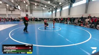 55 lbs Quarterfinal - Nyla Kitchens, Dead Shot Wrestling Club vs Aaryan Arriga, MAAC Wrestling