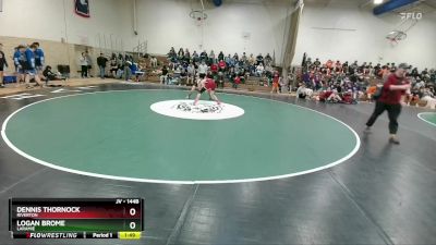 144B Quarterfinal - Dennis Thornock, Riverton vs Logan Brome, Laramie