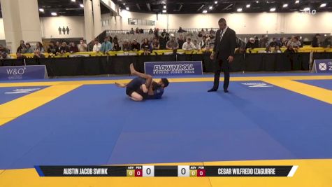 Cesar Wilfredo Izaguirre vs Austin Jacob Swink 2025 World IBJJF Jiu-Jitsu No-Gi Championship
