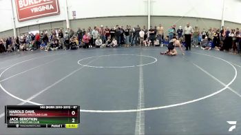 87 lbs Champ. Round 2 - Harold Dahl, Williamsburg Wrestling Club vs Jack Serotkin, Ranger Wrestling Club