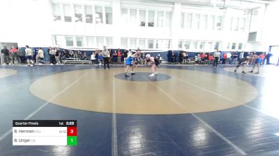 157 lbs Quarterfinal - Brock Herman, Ohio State vs Brady Unger, University At Buffalo