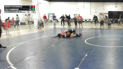 132 lbs Consi Of 128 #2 - Marco Hutcherson, PA vs Colt Cambruzzi, NC