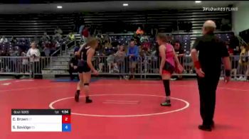 130 lbs Consi Of 8 #2 - Camryn Brown, CT vs Sarah Savidge, CO