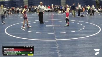 70 lbs Cons. Round 3 - Troy Baker, Cumberland Valley vs Kristopher Kerr Jr., Grain House Grapplers