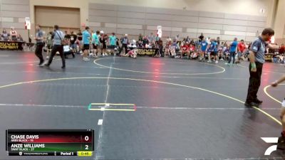 75 lbs Finals (8 Team) - Chase Davis, Ares Black vs Anze Williams, SWAT Black