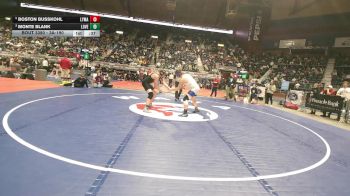 3A-190 lbs 5th Place Match - Monte Blank, Lovell vs Boston Busskohl, Lyman