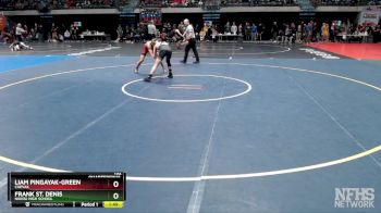 152 lbs Quarterfinal - Liam Pingayak-green, Chevak vs Frank St. Denis, Nikiski High School