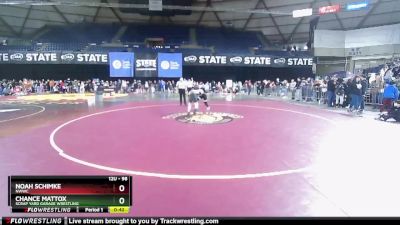 98 lbs Quarterfinal - Chance Mattox, Scrap Yard Garage Wrestling vs Noah Schimke, NWWC