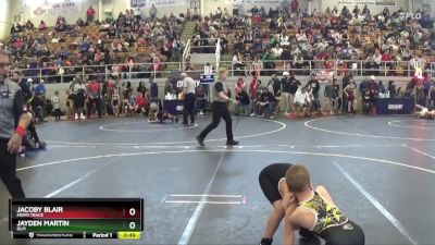 80 lbs Quarterfinal - Jacoby Blair, Miami Trace vs Jayden Martin, DLM