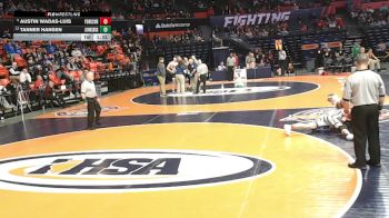 1A 150 lbs Cons. Round 1 - Austin Wadas-Luis, Yorkville (Christian) vs Tanner Hansen, Johnsburg