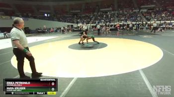 6A/5A Girls 135 Quarterfinal - Maya Kruger, Cleveland Girls vs Erika Petronilo, Woodburn Girls