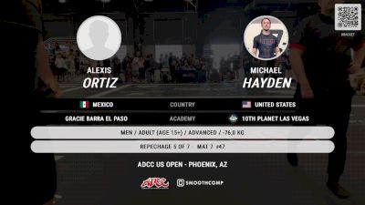 MICHAEL HAYDEN vs Alexis Ortiz 2024 ADCC Phoenix Open