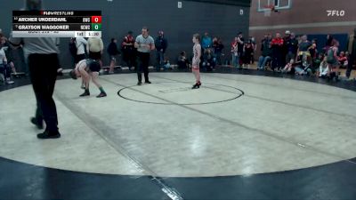 93 lbs Semifinal - Grayson Waggoner, North Country Wrestling Club vs Archer Underdahl, Buzzsaw Wrestling Club