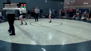 93 lbs Semifinal - Grayson Waggoner, North Country Wrestling Club vs Archer Underdahl, Buzzsaw Wrestling Club
