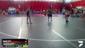 113 lbs Round 1 (4 Team) - Blake Getz, Roncalli vs Pearson Owens, Coleman Cougars