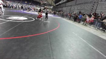 36-37 lbs Cons. Semi - Wyatt Markey, White River Hornets Wrestling Club vs Kyson Veach, Kitsap Ironman Wrestling Club