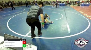 49 lbs Round Of 16 - Kyleigh Danielson, Texas Elite Wrestling Club vs Hunter Gardner, Duncan Demon Wrestling